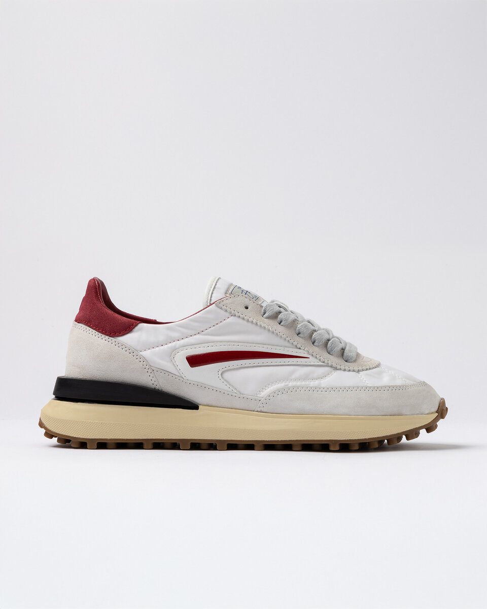ATHLETA NYLON WHITE-BORDEAUX