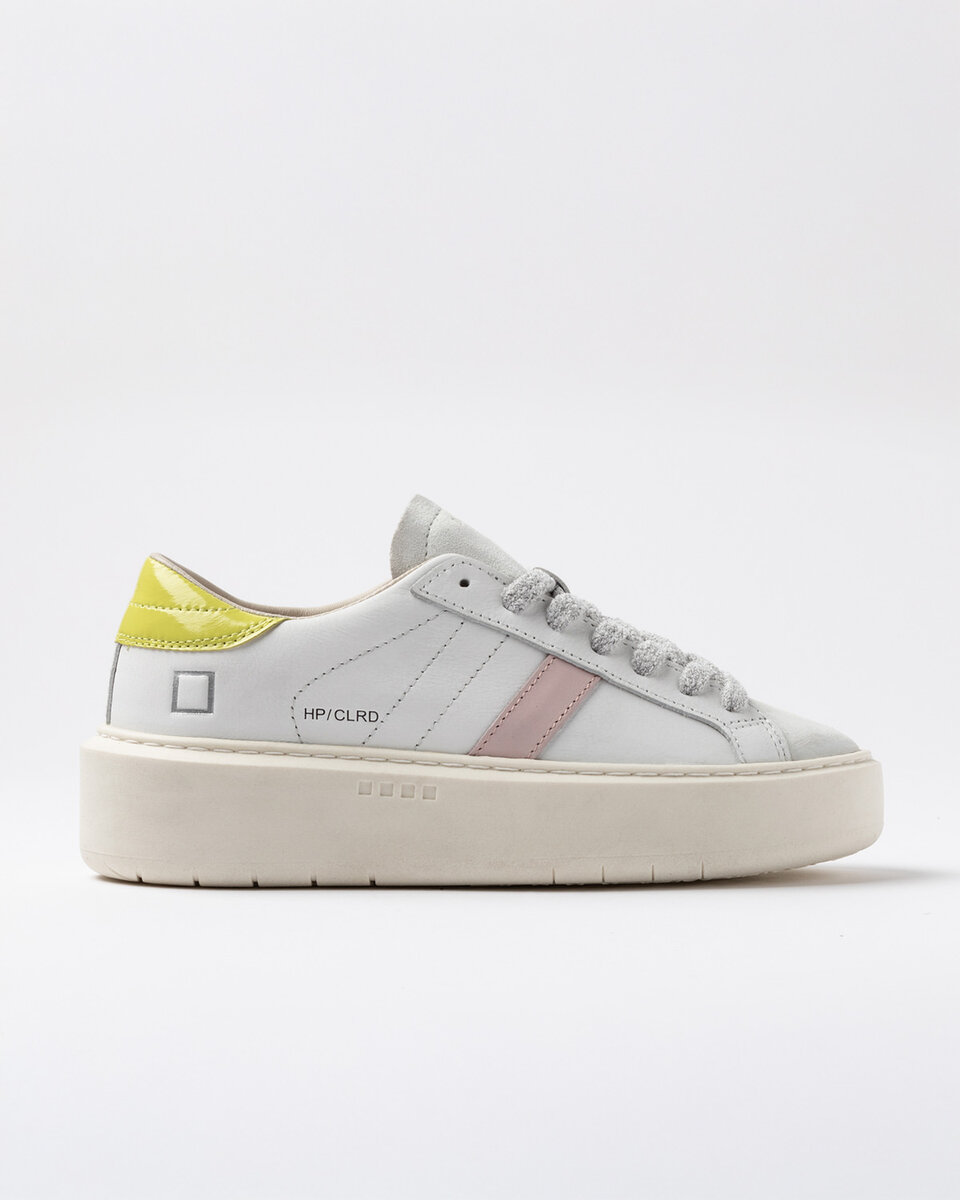 HILL LOW PLATFORM COLORED WHITE-LEMON