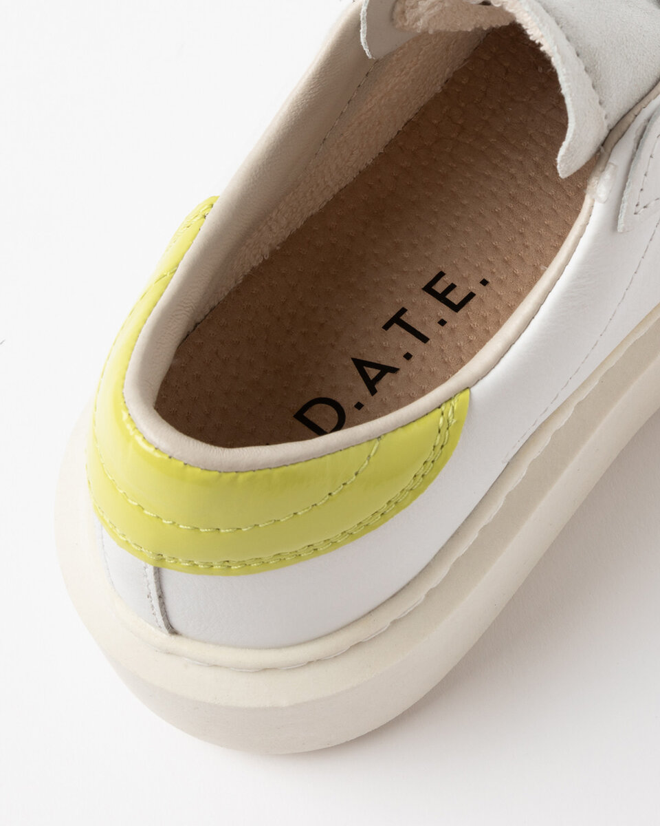 HILL LOW PLATFORM COLORED WHITE-LEMON
