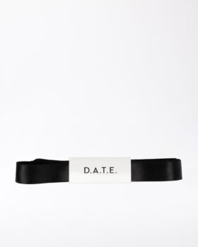 LACE SATIN DATE BLACK